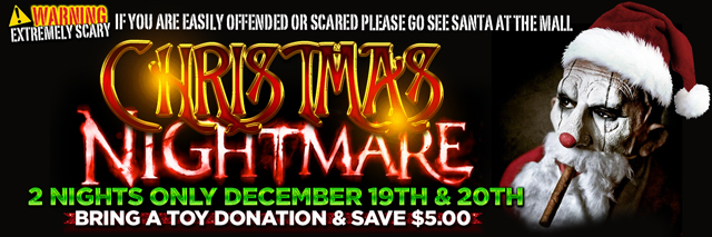 Christmas Nightmare at The Massacre Haunted House